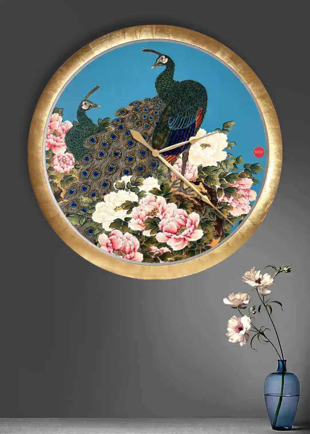 Majestic Peacock with Vibrant Feathers - Rajatimeless